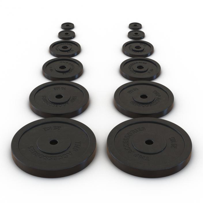 3D model Barbell Plates Collection