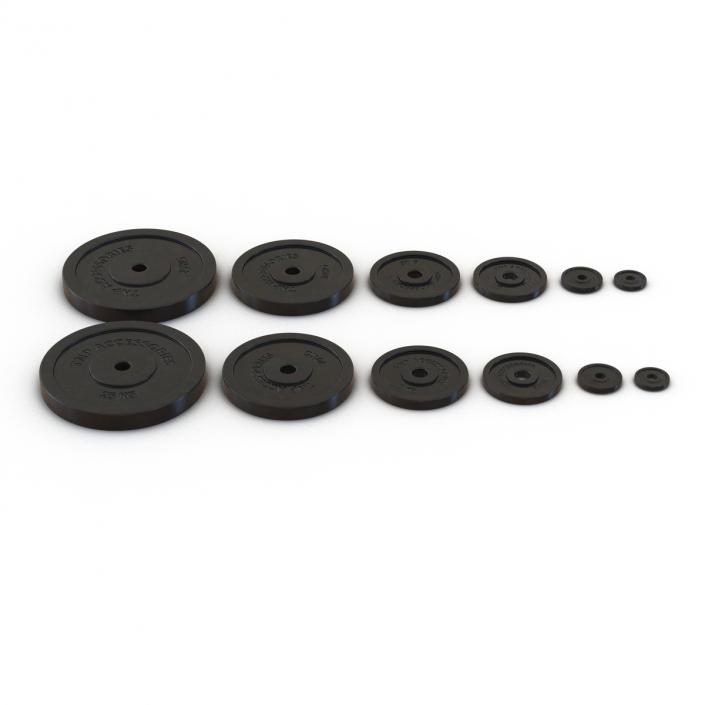 3D model Barbell Plates Collection