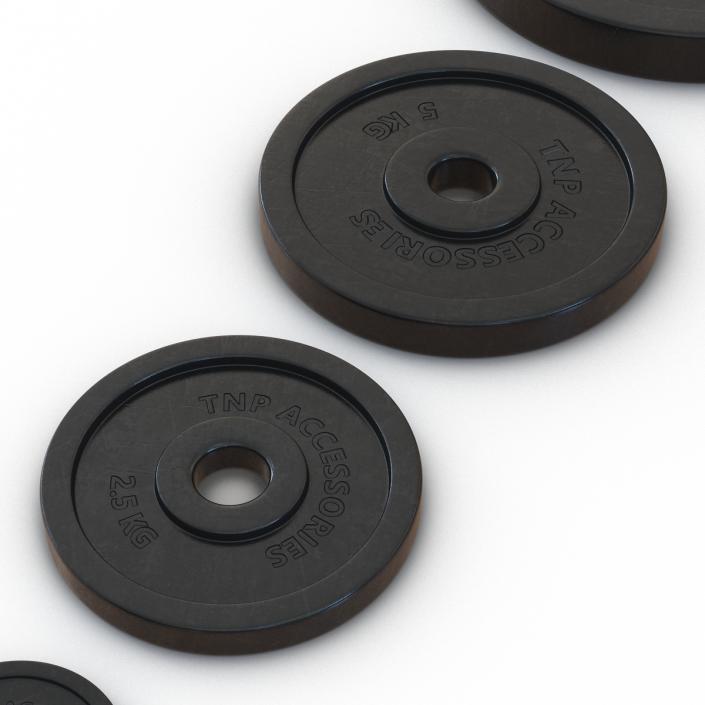 3D model Barbell Plates Collection