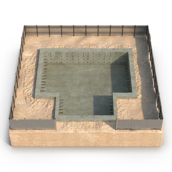 3D Construction Pit 2 model