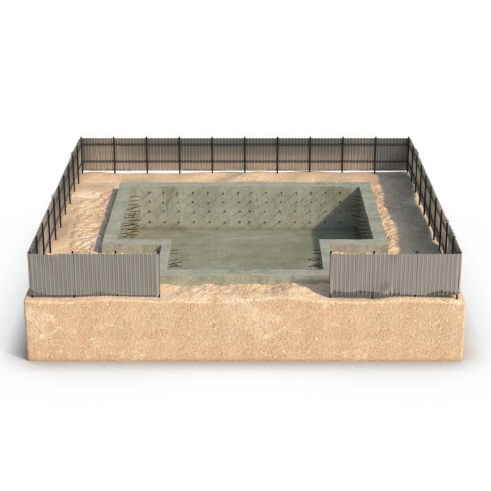 3D Construction Pit 2 model