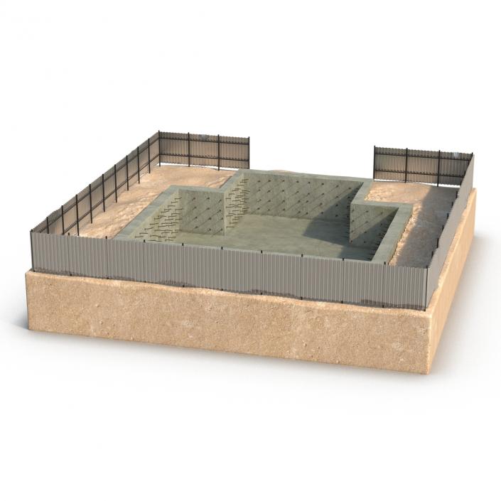 3D Construction Pit 2 model