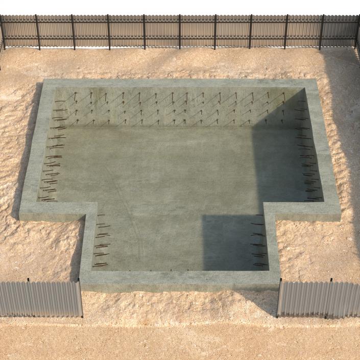 3D Construction Pit 2 model