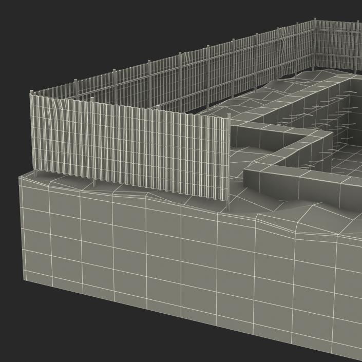 3D Construction Pit 2 model