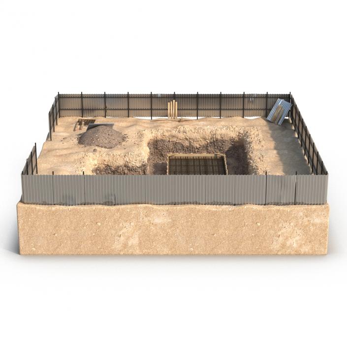 3D Construction Pit 3 model