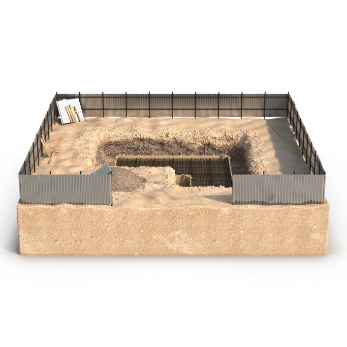 3D Construction Pit 3 model