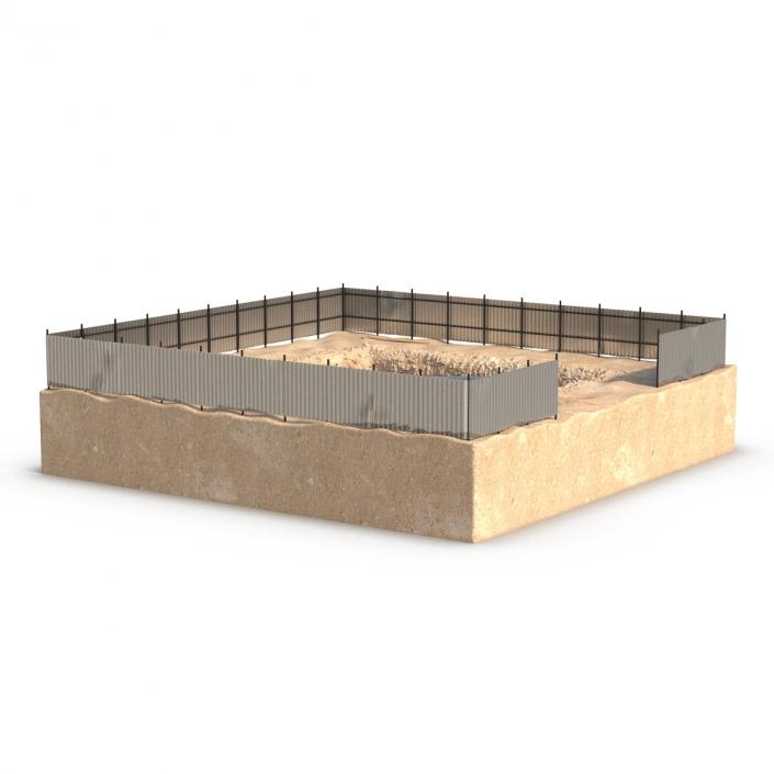 3D Construction Pit 3 model