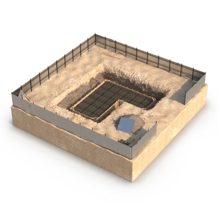 3D Construction Pit 3 model