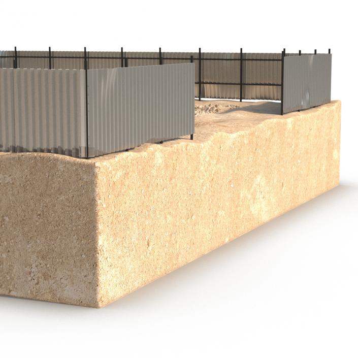 3D Construction Pit 3 model