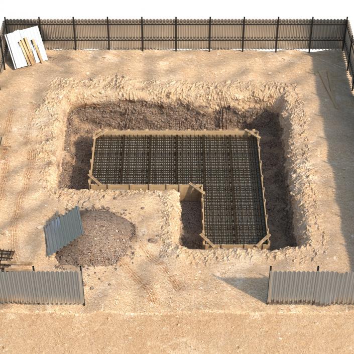 3D Construction Pit 3 model