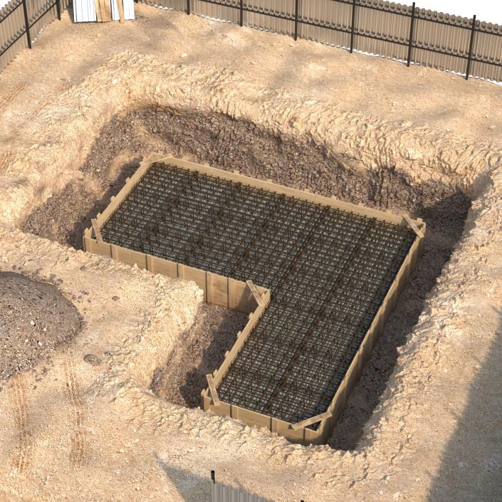 3D Construction Pit 3 model