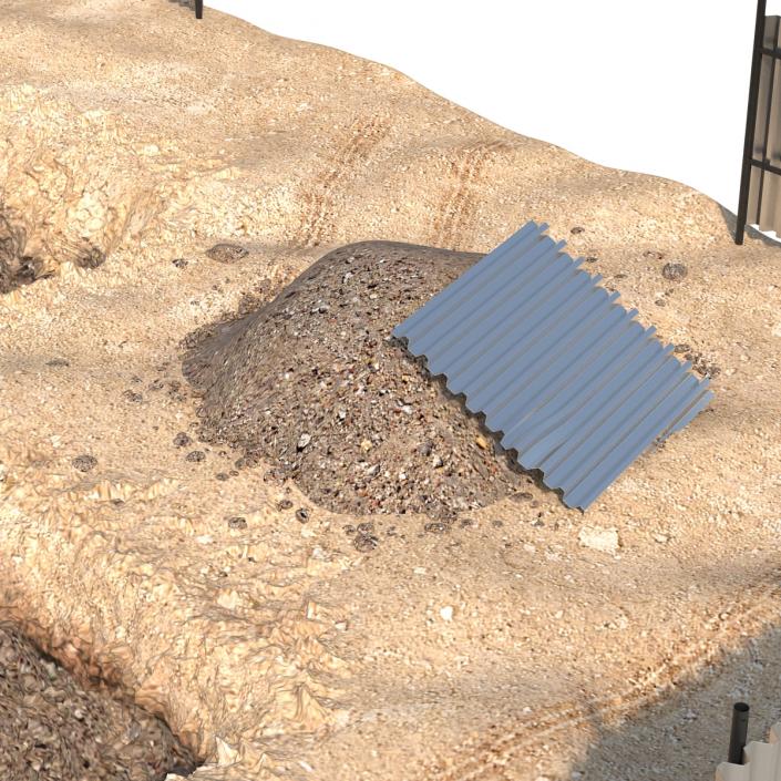 3D Construction Pit 3 model