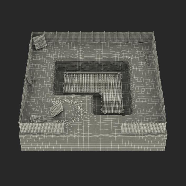 3D Construction Pit 3 model