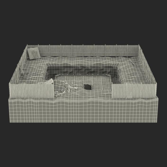 3D Construction Pit 3 model