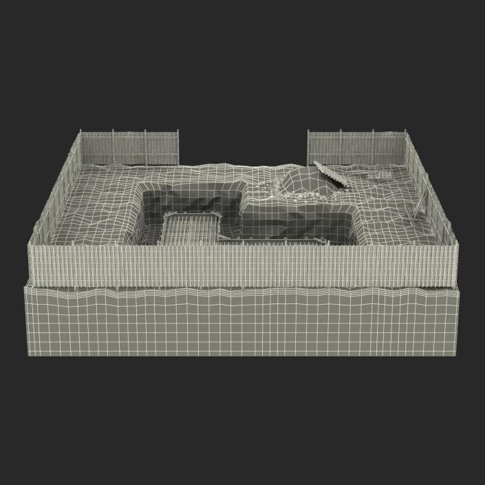 3D Construction Pit 3 model