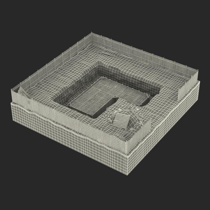 3D Construction Pit 3 model