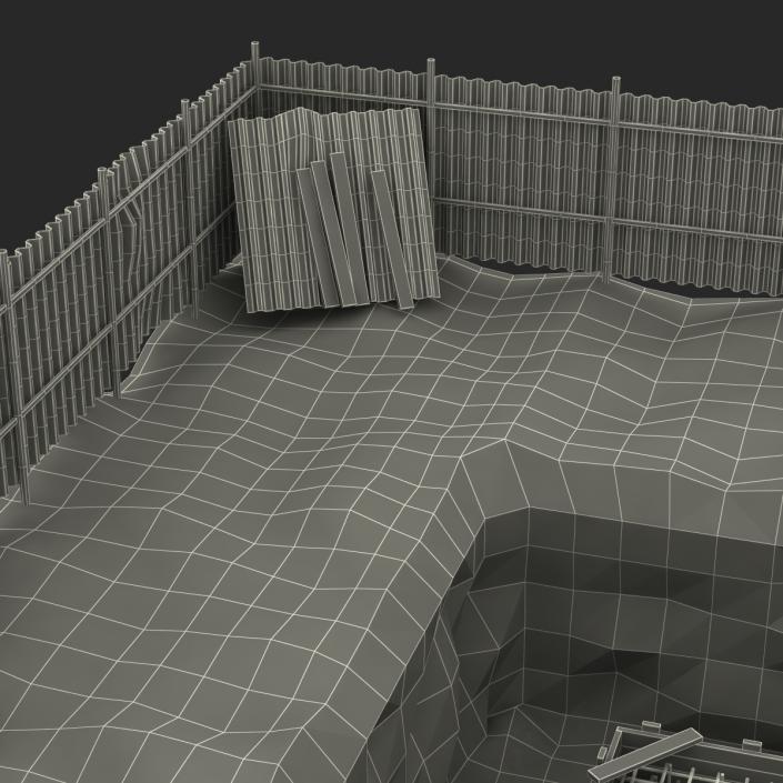 3D Construction Pit 3 model