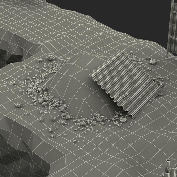 3D Construction Pit 3 model