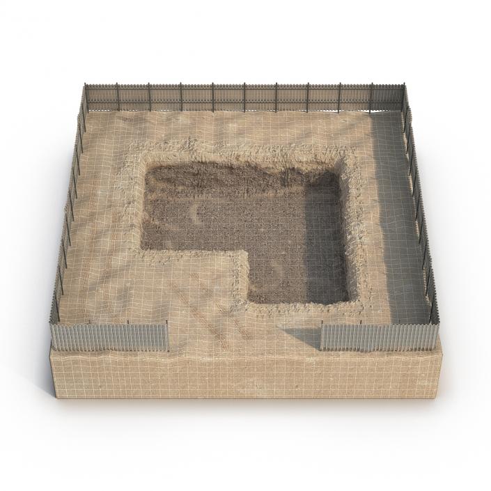 3D Construction Pit 4 model