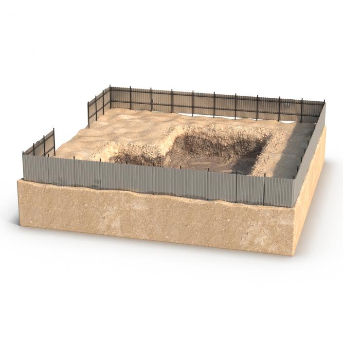 3D Construction Pit 4 model