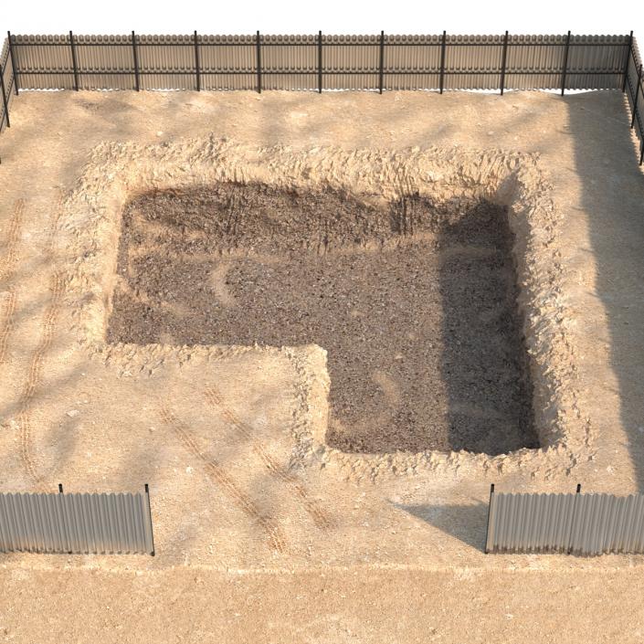 3D Construction Pit 4 model