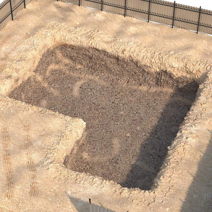 3D Construction Pit 4 model