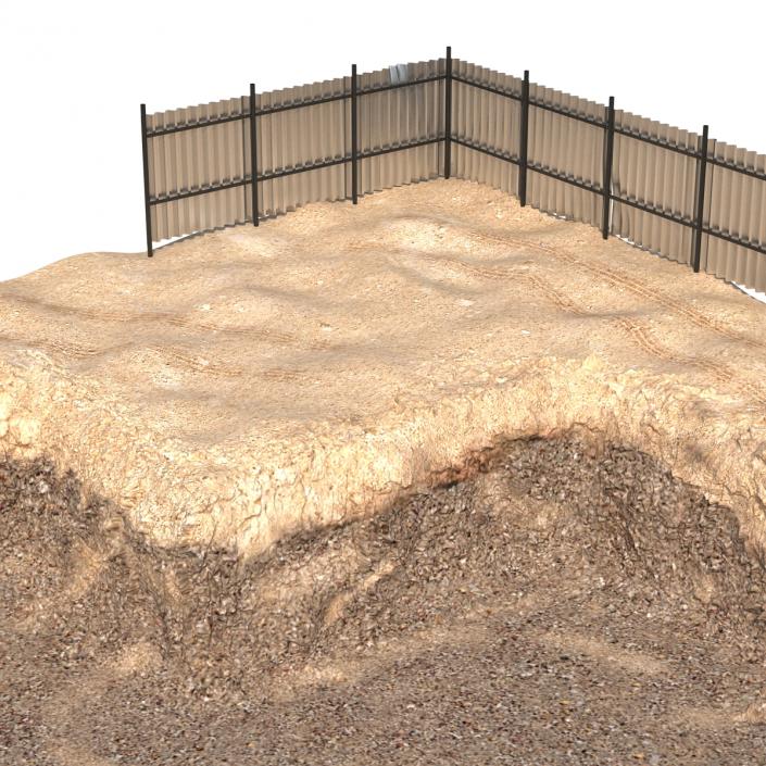 3D Construction Pit 4 model