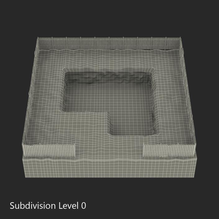 3D Construction Pit 4 model