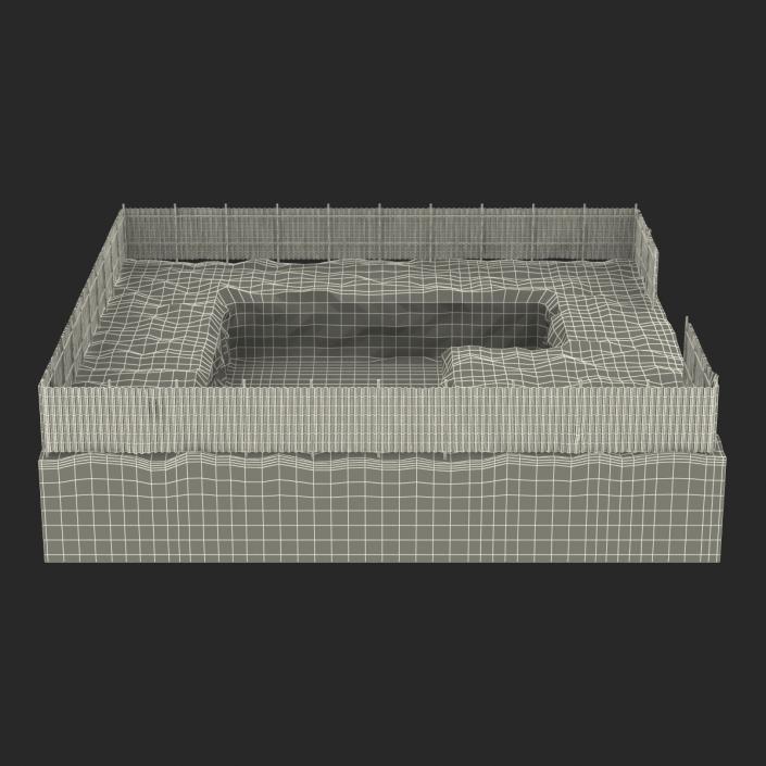 3D Construction Pit 4 model