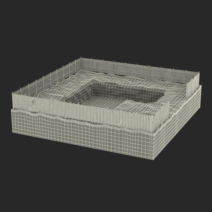 3D Construction Pit 4 model