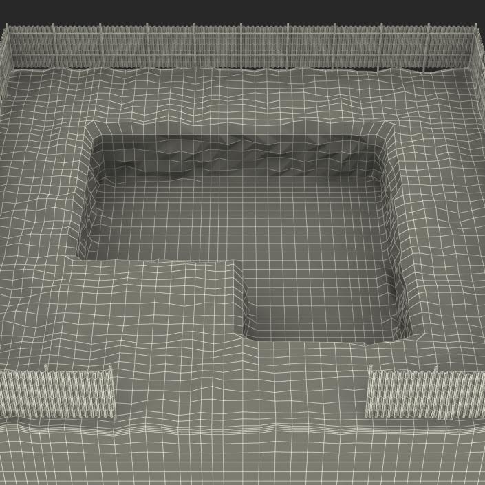 3D Construction Pit 4 model