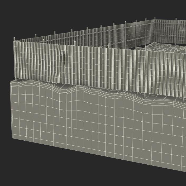 3D Construction Pit 4 model