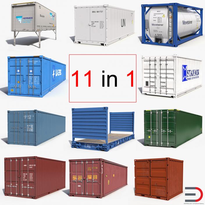 3D Containers Collection