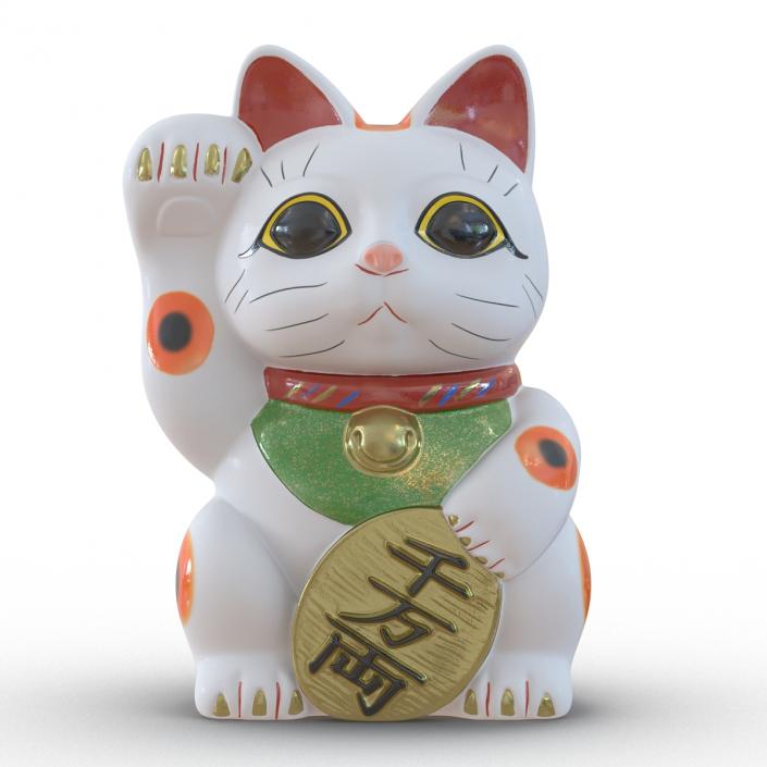 3D Maneki Neko 3 model