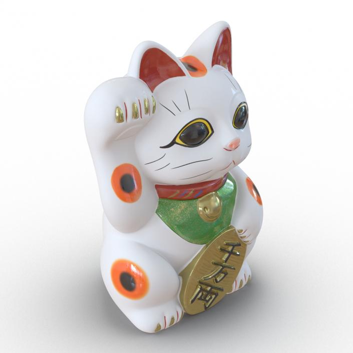 3D Maneki Neko 3 model