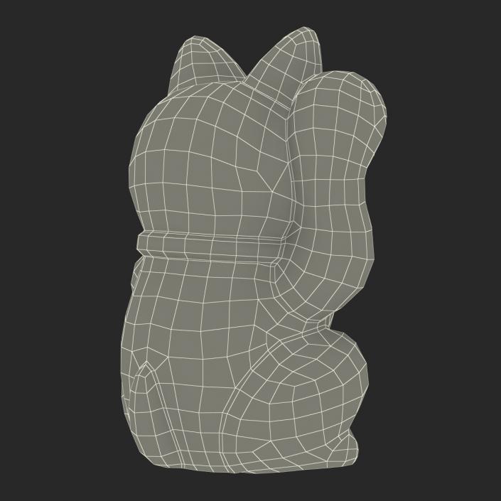 3D Maneki Neko 3 model