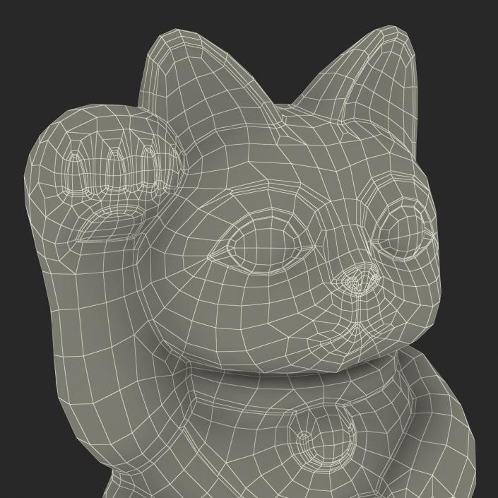 3D Maneki Neko 3 model