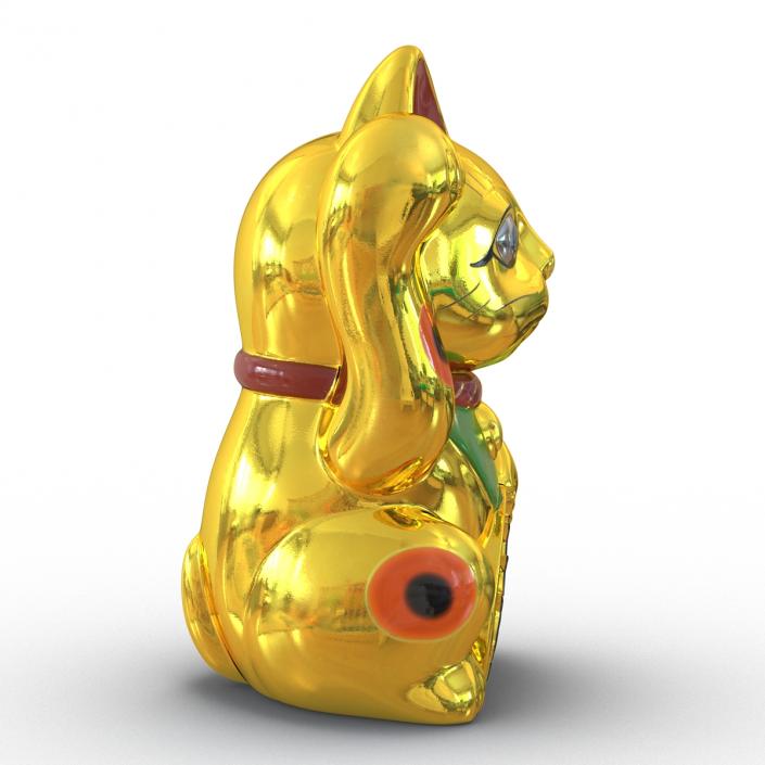 3D model Maneki Neko 3 Golden