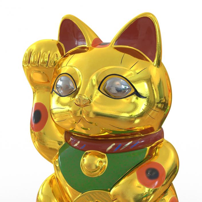 3D model Maneki Neko 3 Golden