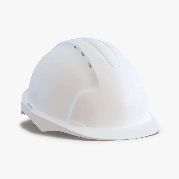 Safety Helmet White 3D model