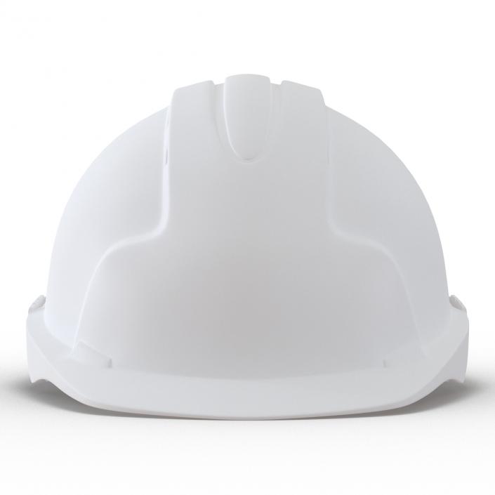 Safety Helmet White 3D model