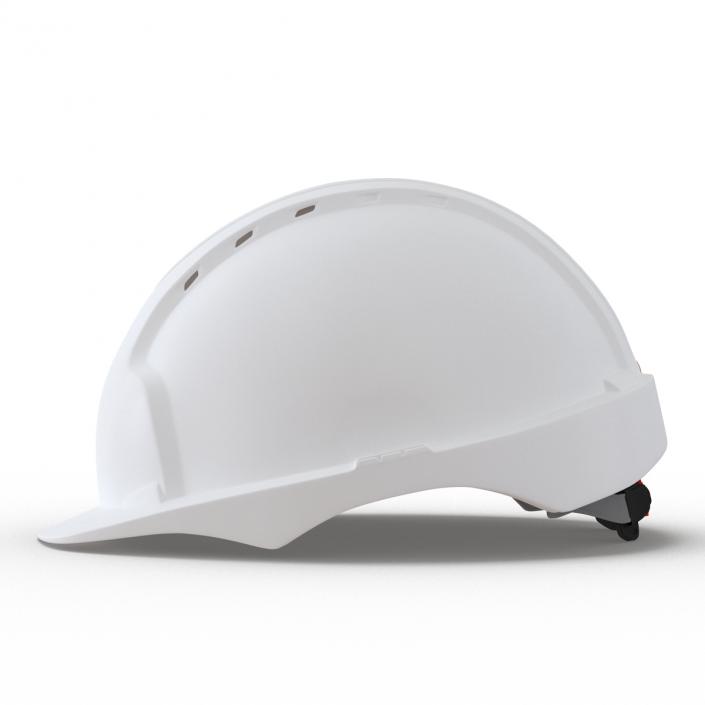 Safety Helmet White 3D model