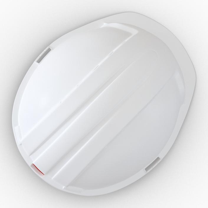 Safety Helmet White 3D model