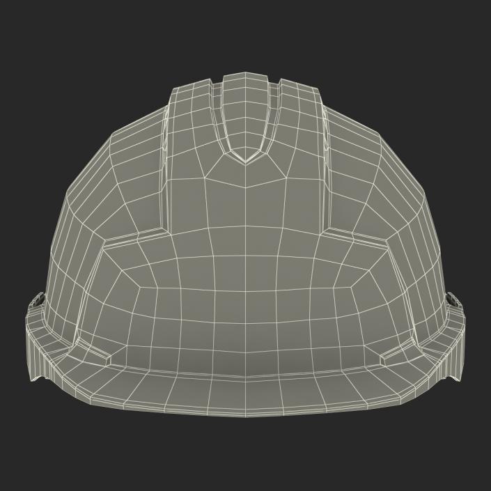 Safety Helmet White 3D model