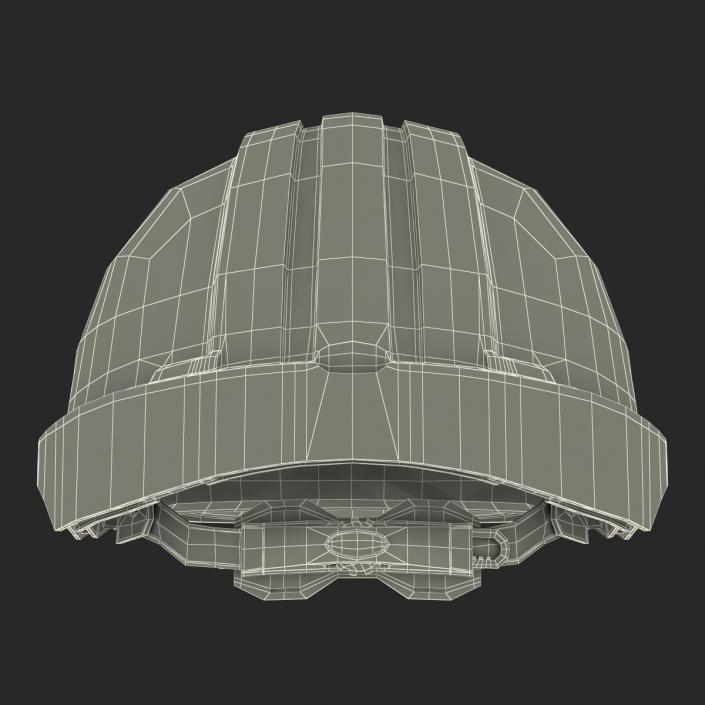 Safety Helmet White 3D model