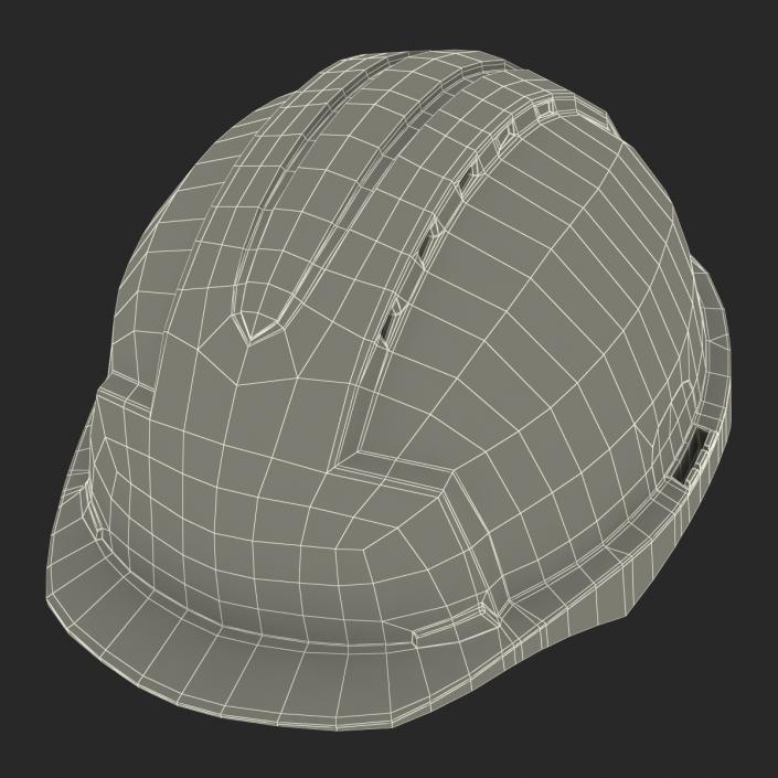 Safety Helmet White 3D model