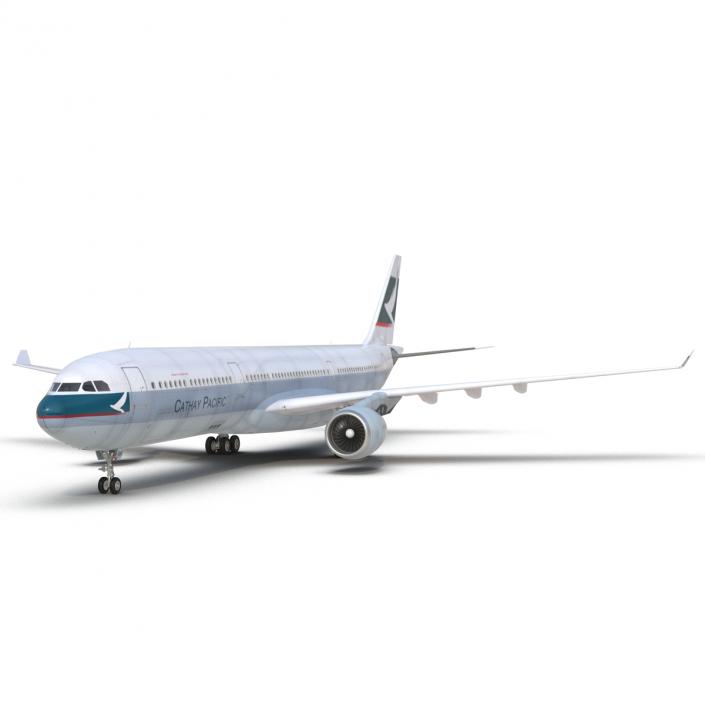 3D Jet Airliner Airbus A330-300 Cathay Pacific model