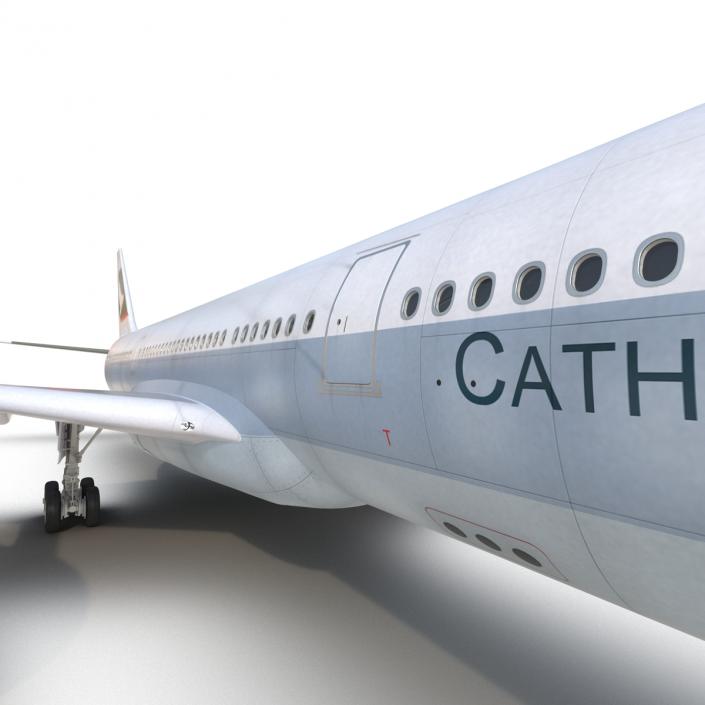 3D Jet Airliner Airbus A330-300 Cathay Pacific model