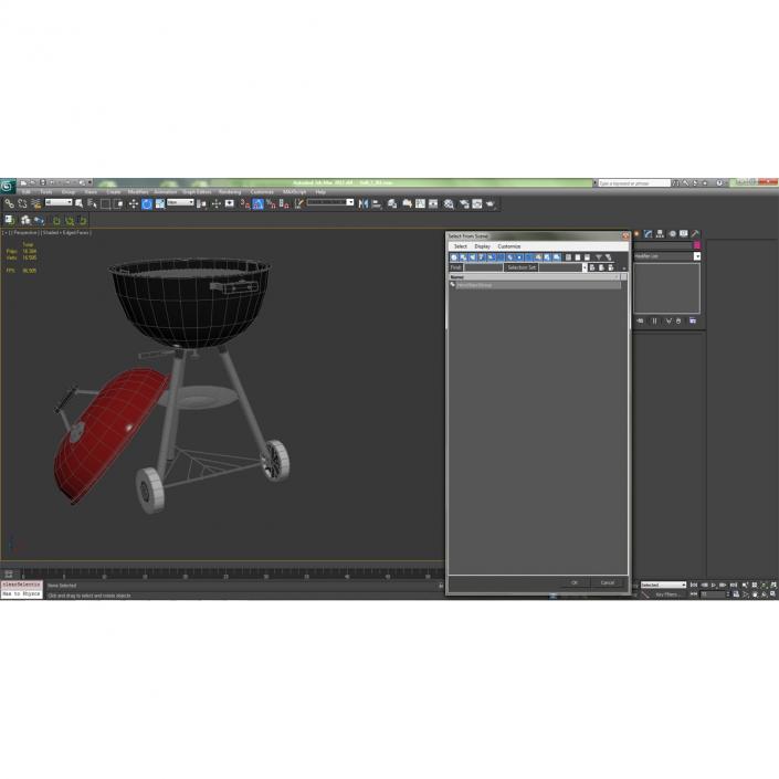 Grill 3 3D model