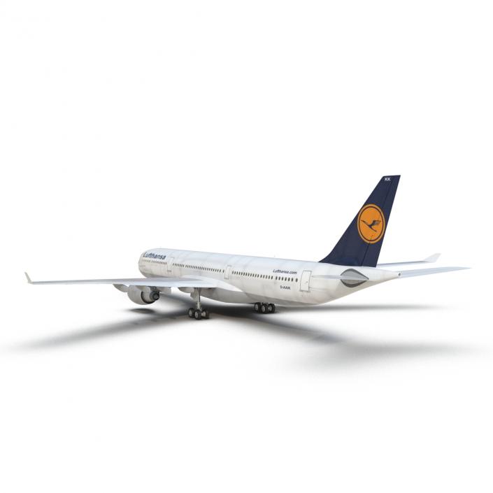 3D Jet Airliner Airbus A330-300 Lufthansa model